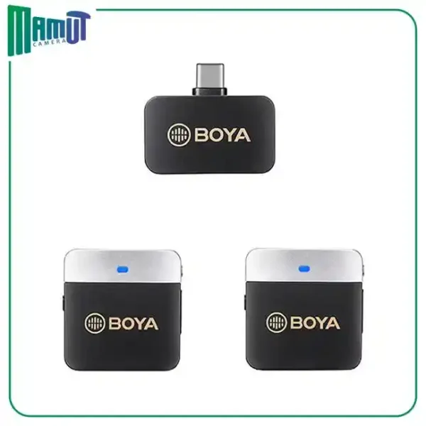 BOYA-BY-M1V4-2-Person-Wireless-Microphone-System-with-USB-C-Connector-for-Mobile-Devices