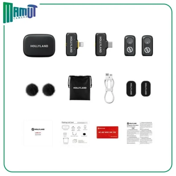 Hollyland LARK A1 Combo 2-Person Wireless Microphone System 02